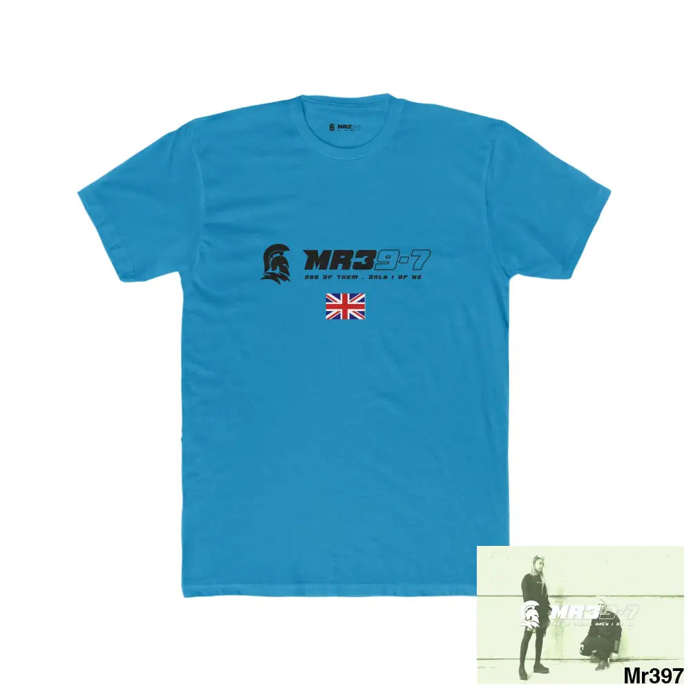 Mr39-7 Dahab in Blind 2014 The 130 Million Crew Men’s Cotton Crew Tee Solid Turquoise / S T-Shirt