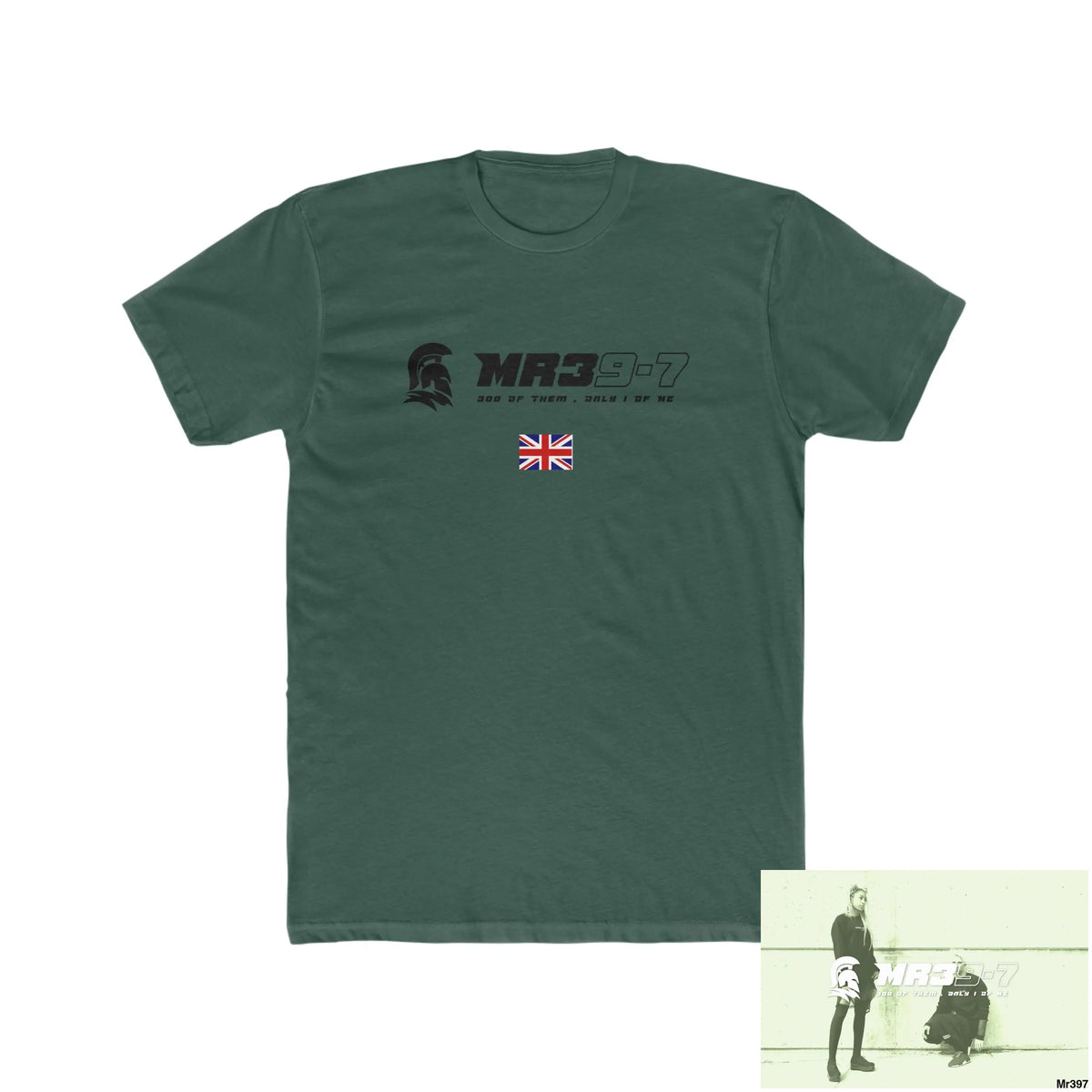 Mr39-7 Drugs back please ? Men’s Cotton Crew Tee Solid Forest Green / S T-Shirt