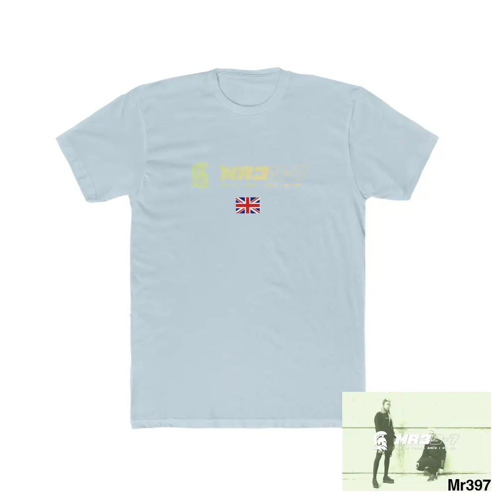 Mr39-7 Drugs back please ? Men’s Cotton Crew Tee Solid Light Blue / S T-Shirt
