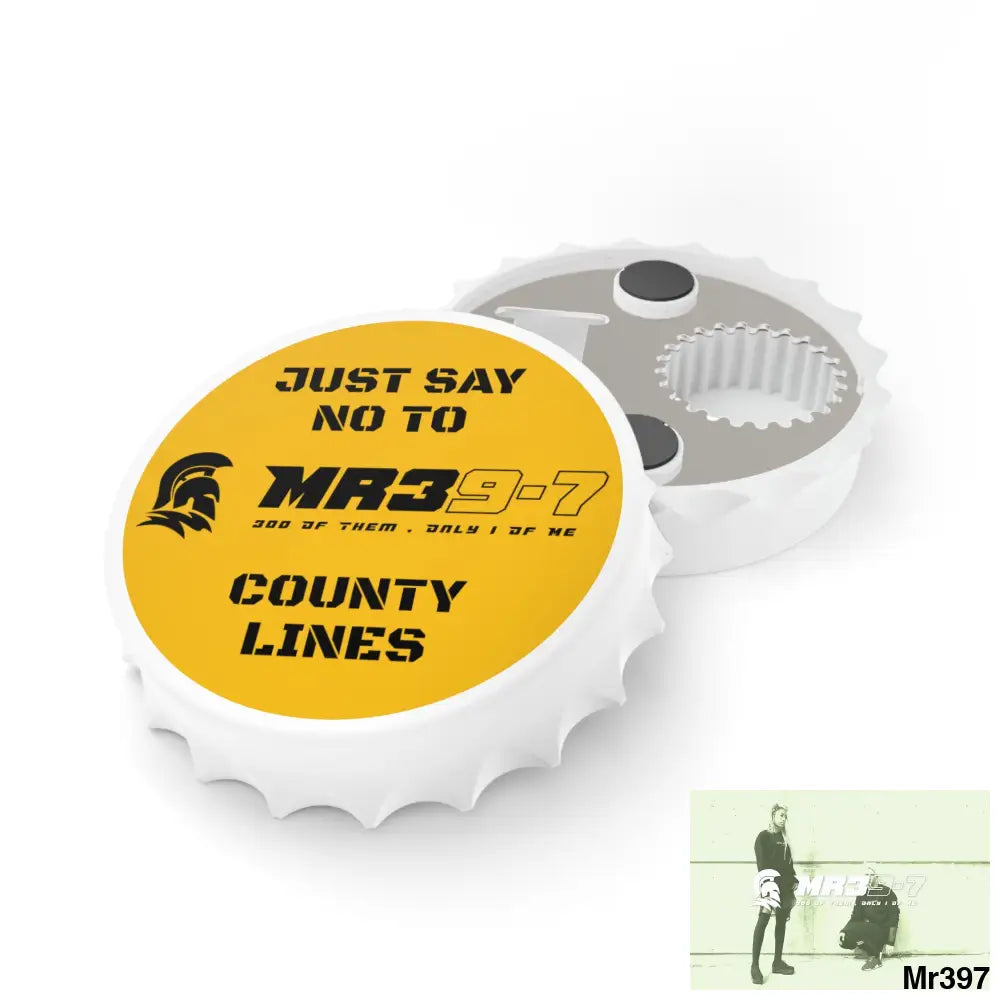 MR39-7 Edition Just Say no To County Lines Bottle Opener One size / White Accessories