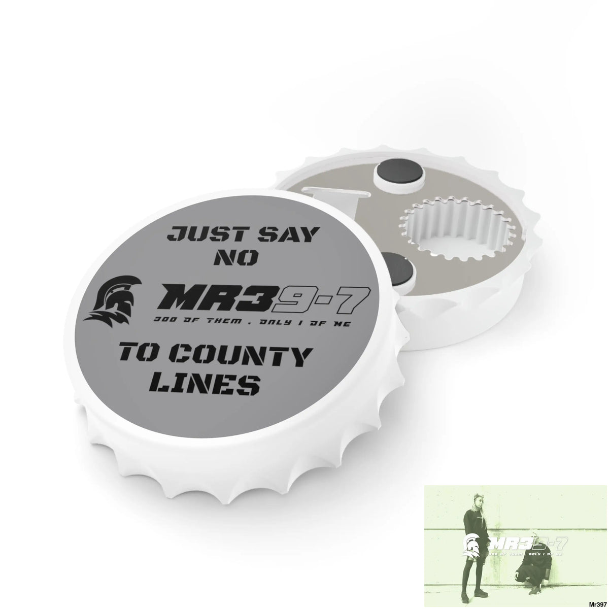 MR39-7 Edition Just Say No To County Lines Bottle Opener One size / White Accessories