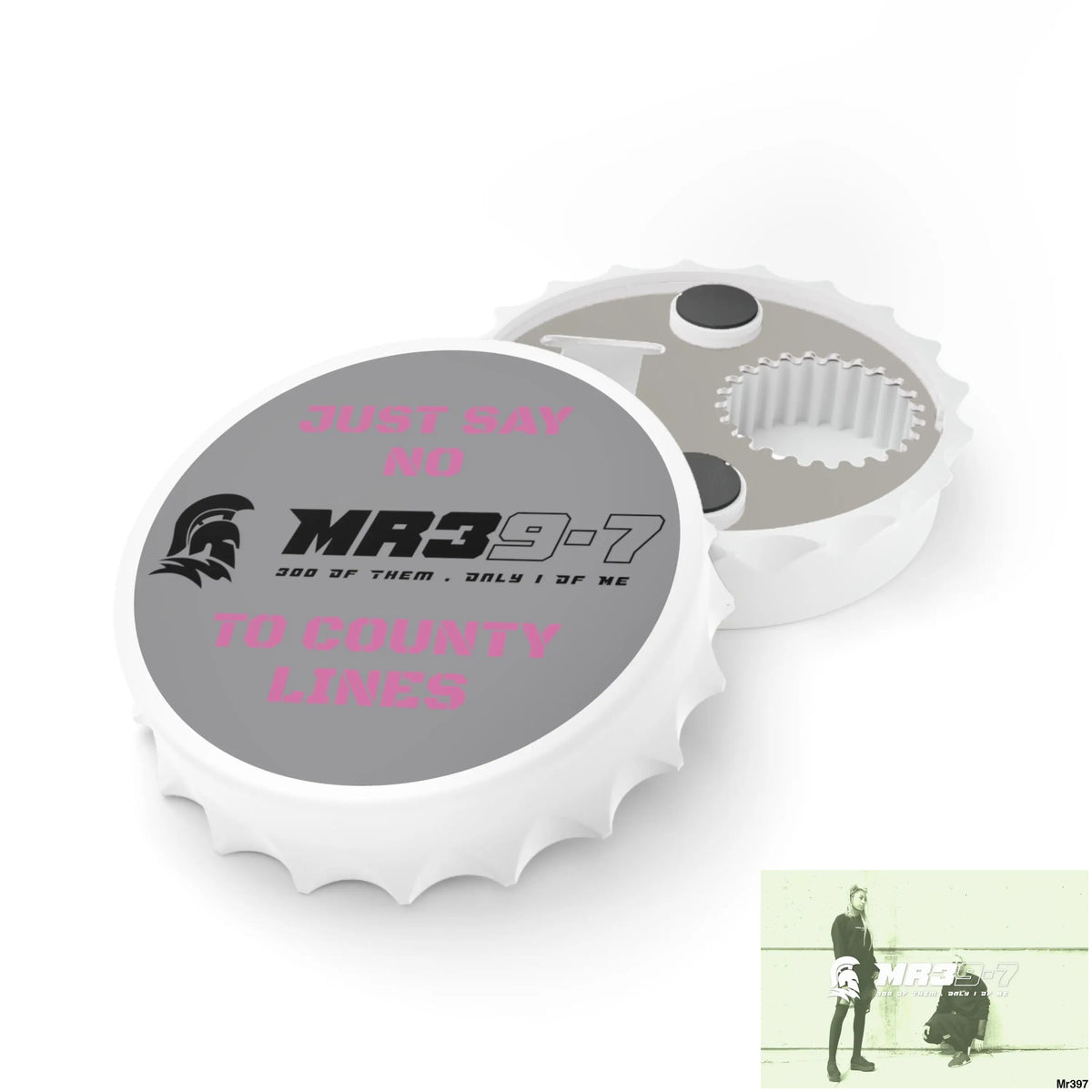 MR39-7 Edition Just Say No To County Lines Bottle Opener One size / White Accessories