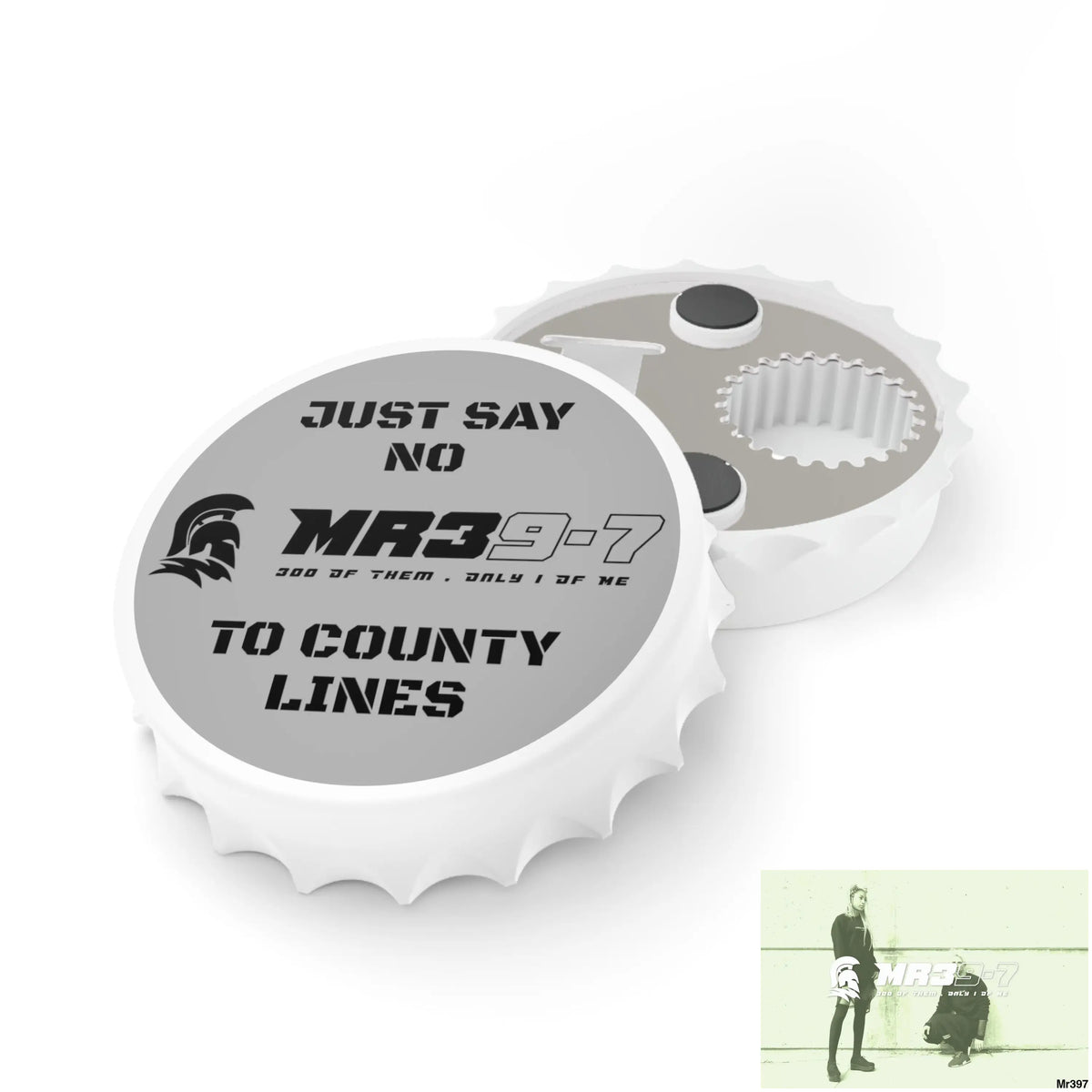 MR39-7 Edition Just Say No To County Lines Bottle Opener One size / White Accessories