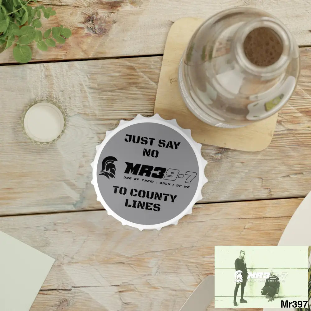 MR39-7 Edition Just Say No To County Lines Bottle Opener One size / White Accessories