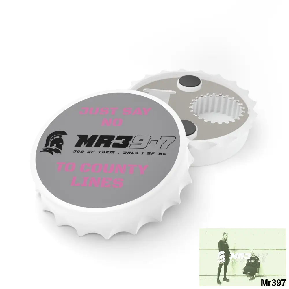 MR39-7 Edition Just Say No To County Lines Bottle Opener One size / White Accessories