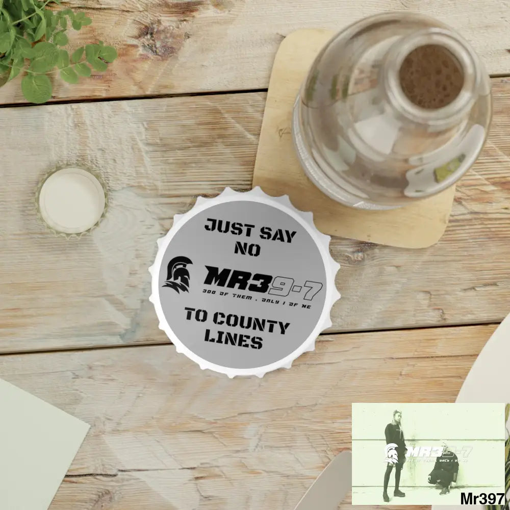MR39-7 Edition Just Say No To County Lines Bottle Opener One size / White Accessories