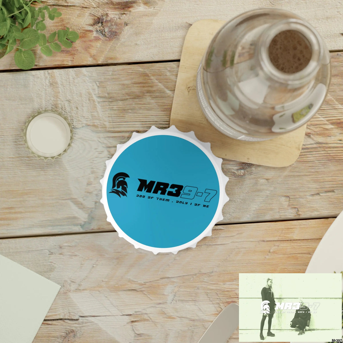 MR39-7 Edition magnetic Bottle Opener One size / White Accessories