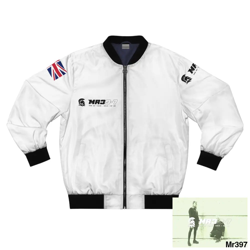 Mr39-7 GBR Gothic Skull with Wings and Roses Men’s Bomber Jacket (AOP) XS All Over Prints