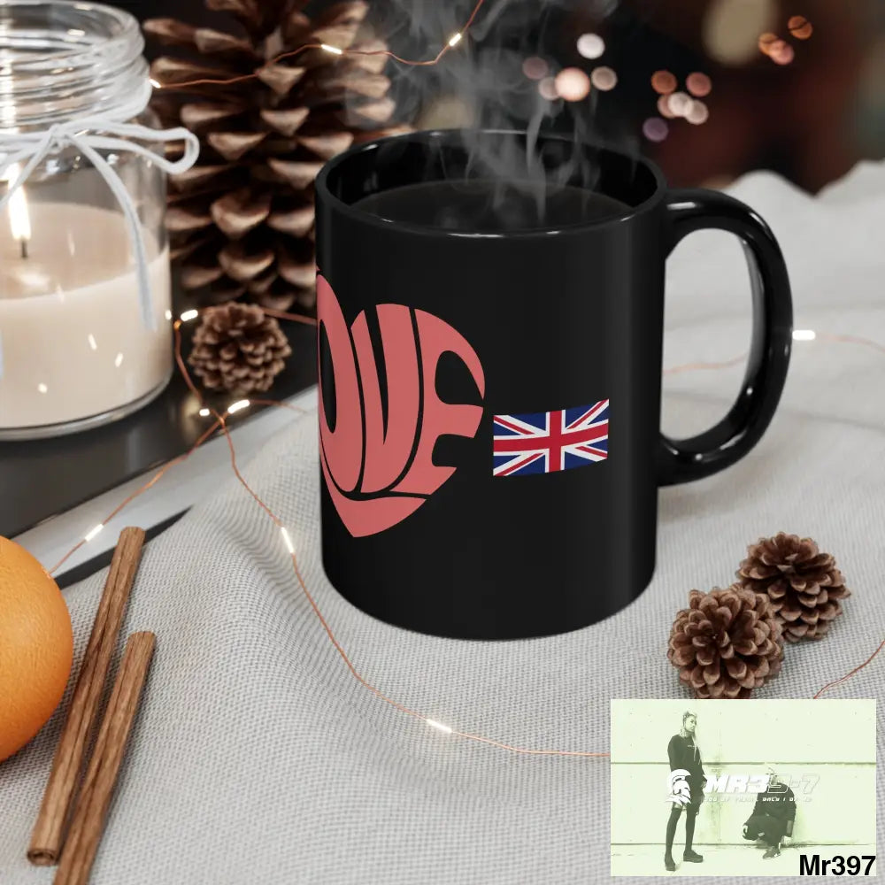 Mr39-7 GBR Love 11oz Black Mug 11oz Mug