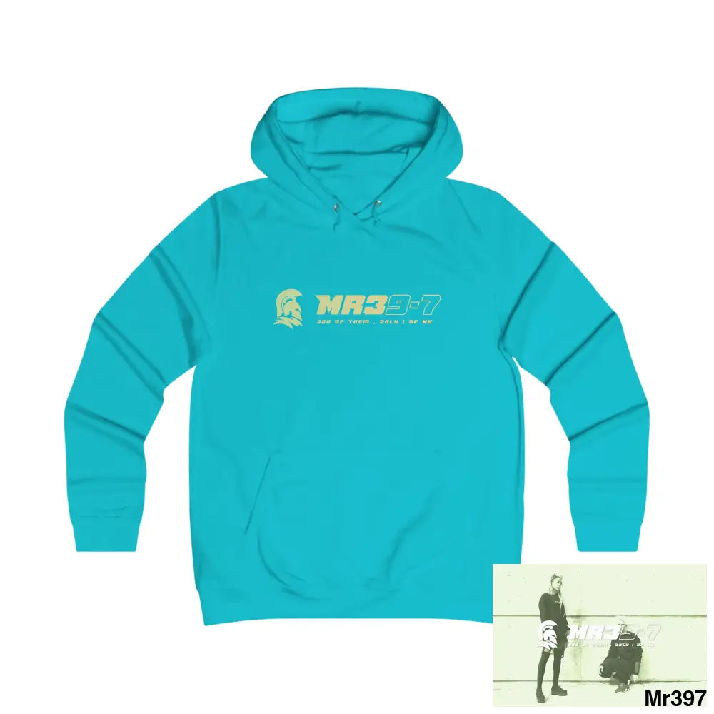 MR39-7 Girlie College Hoodie S / Turquoise Surf Hoodie