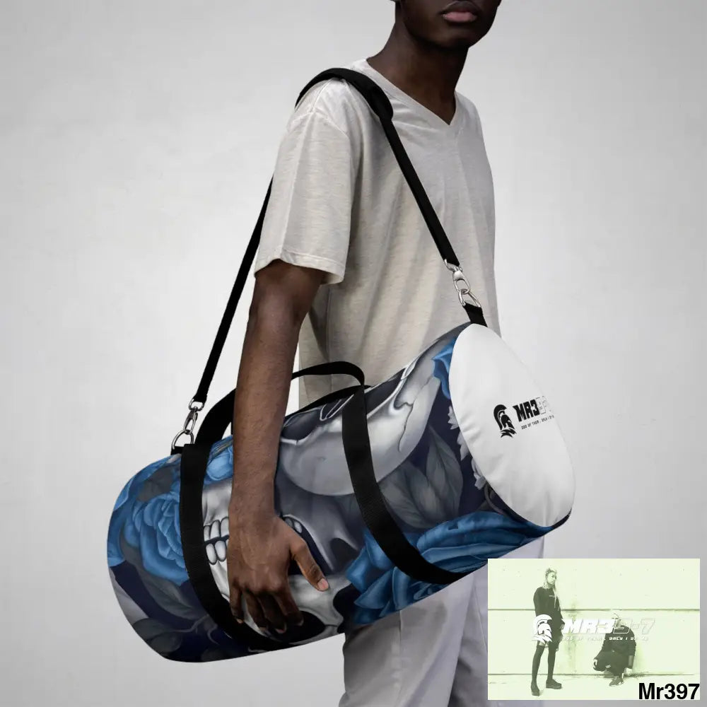 MR39-7 Gothic Skulls & roses Duffel Bag Bags