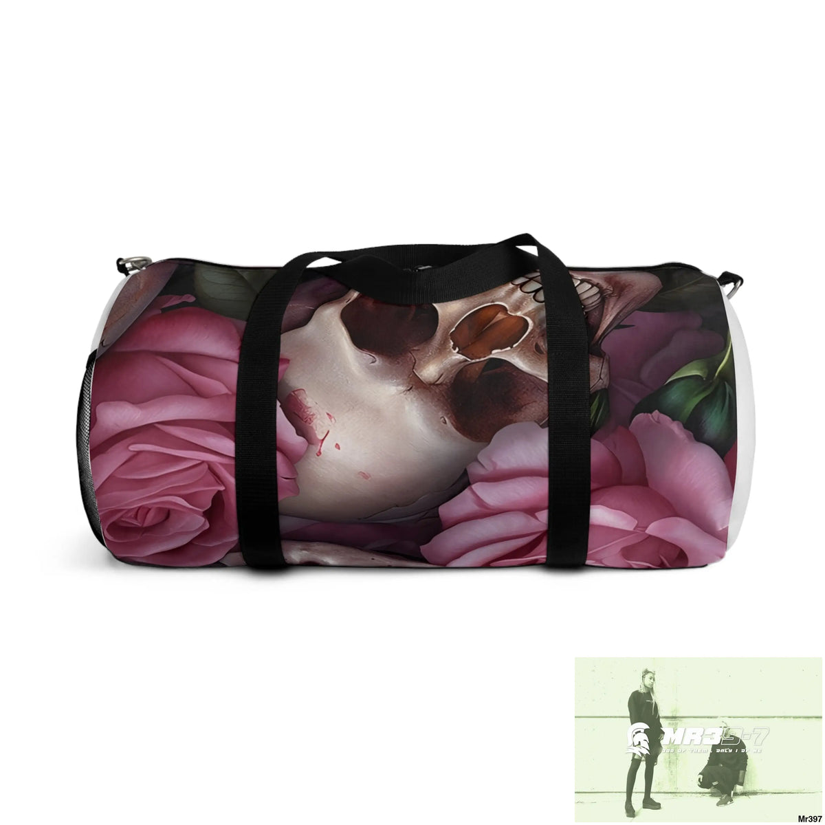 MR39-7 Gothic Skulls & Roses Duffel Bag Bags