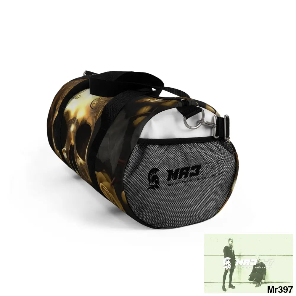 MR39-7 Gothic Skulls & Roses Duffel Bag Bags