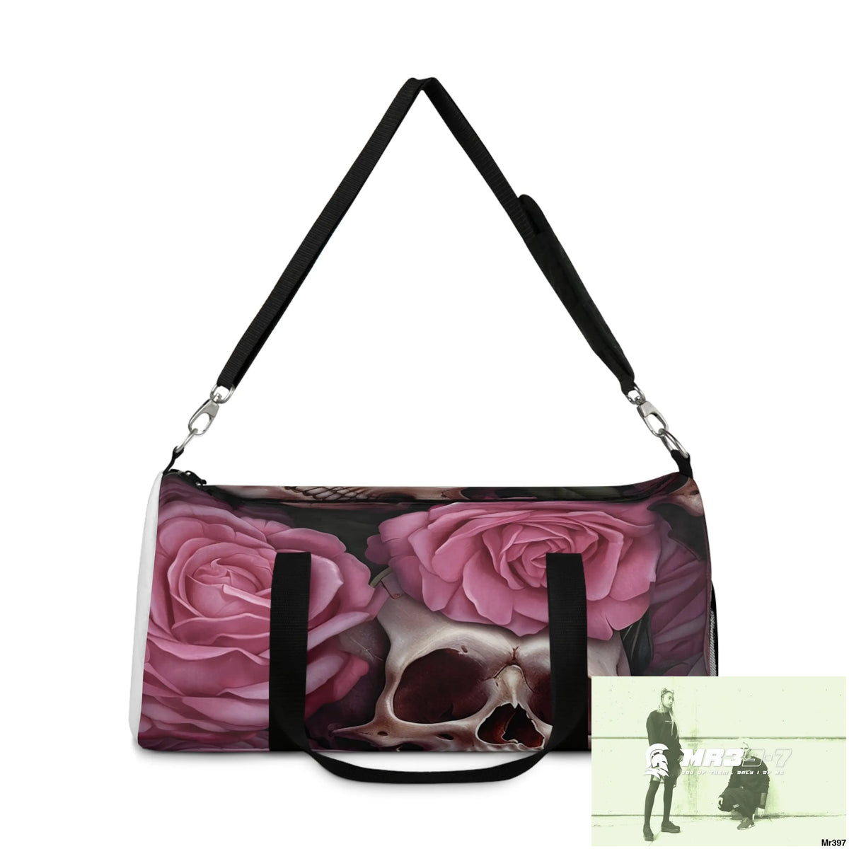 MR39-7 Gothic Skulls & Roses Duffel Bag Bags