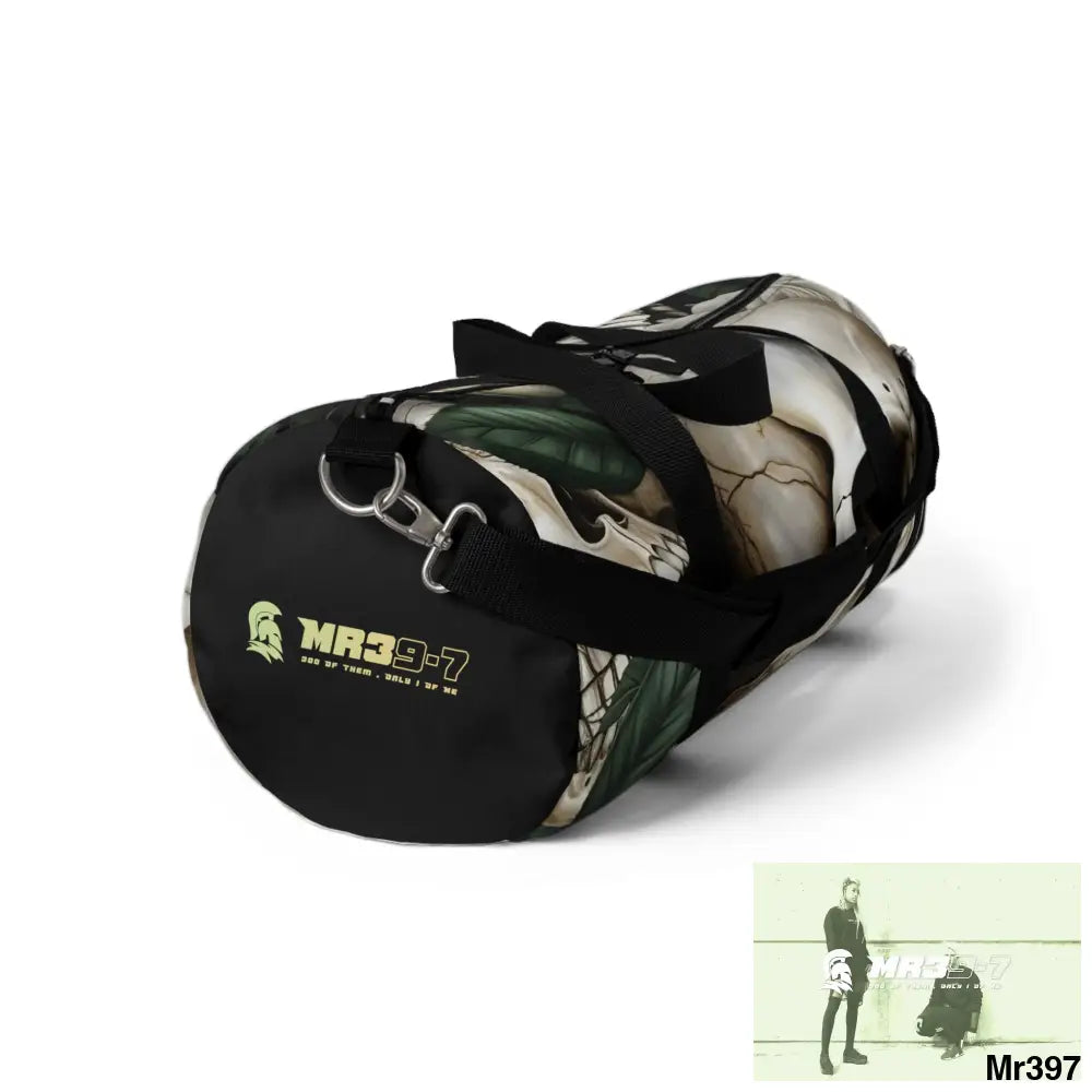 MR39-7 Gothic Skulls & Roses Duffel Bag Bags