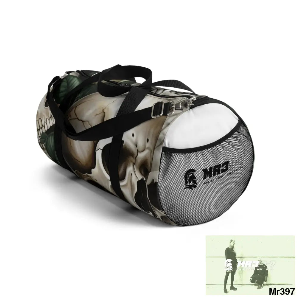 MR39-7 Gothic Skulls & Roses Duffel Bag Bags