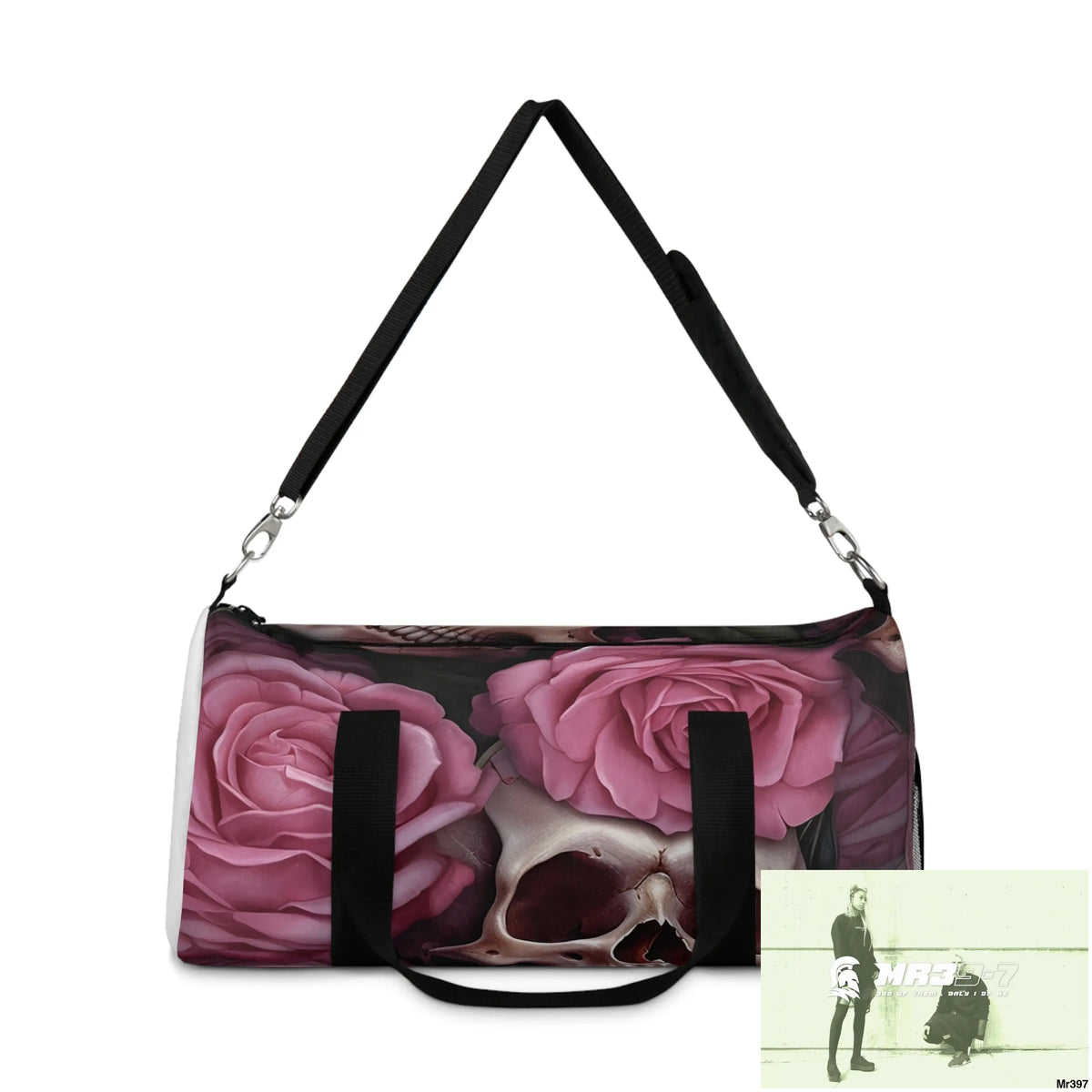 MR39-7 Gothic Skulls & Roses Duffel Bag Bags