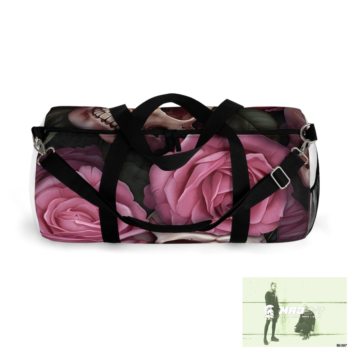MR39-7 Gothic Skulls & Roses Duffel Bag Bags