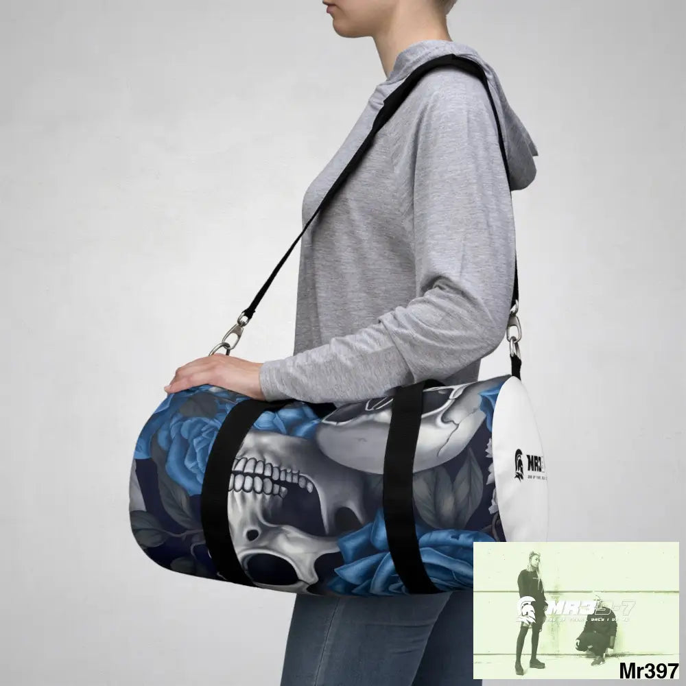 MR39-7 Gothic Skulls & roses Duffel Bag Bags