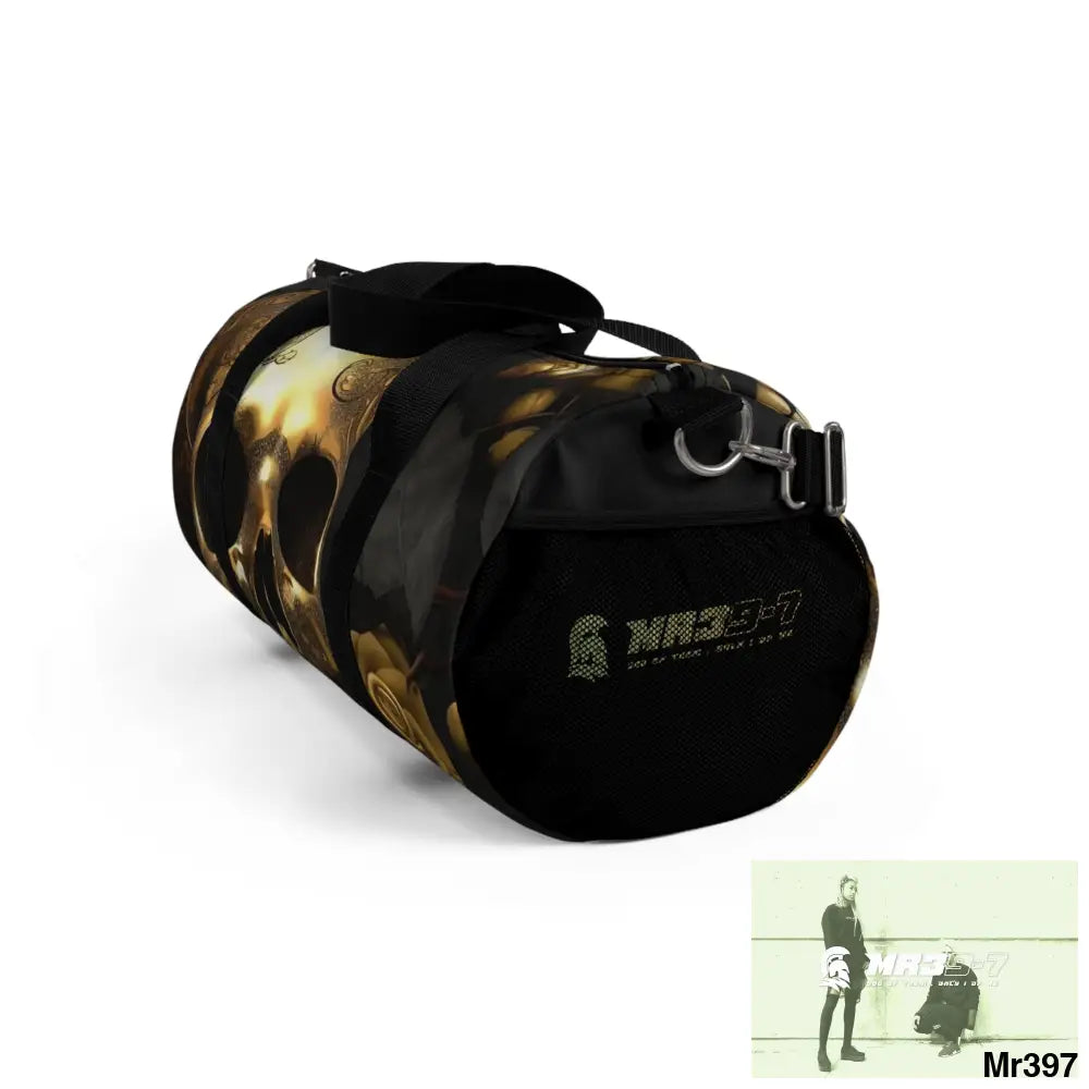 MR39-7 Gothic Skulls & Roses Duffel Bag Bags