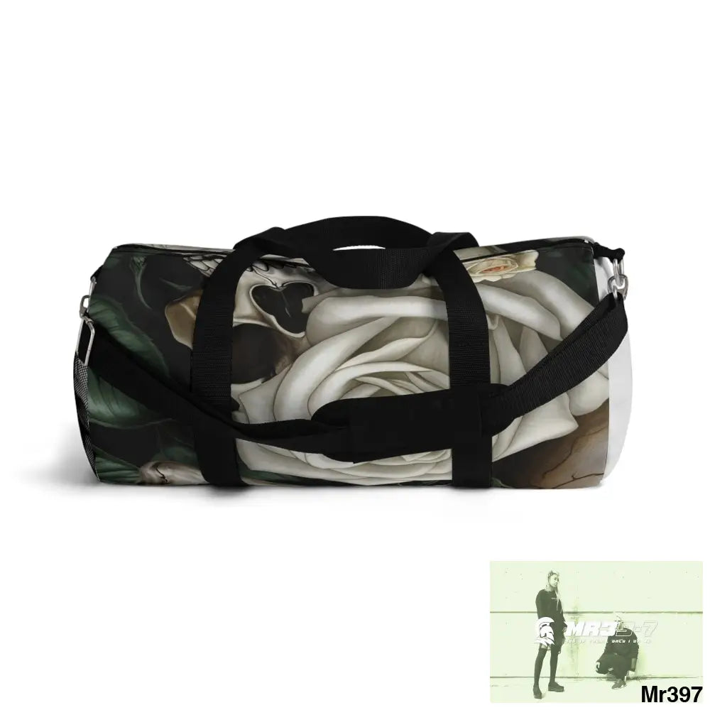 MR39-7 Gothic Skulls & Roses Duffel Bag Bags