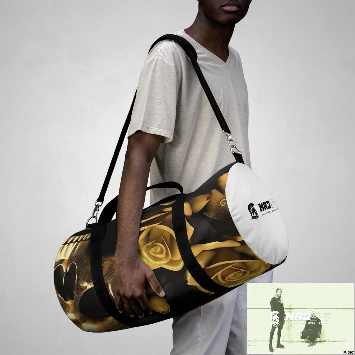 MR39-7 Gothic Skulls & Roses Duffel Bag Bags