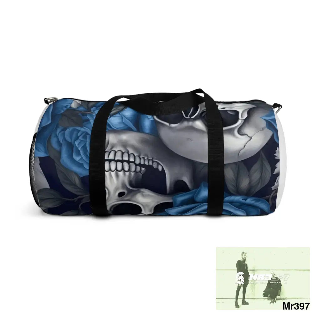 MR39-7 Gothic Skulls & roses Duffel Bag Bags