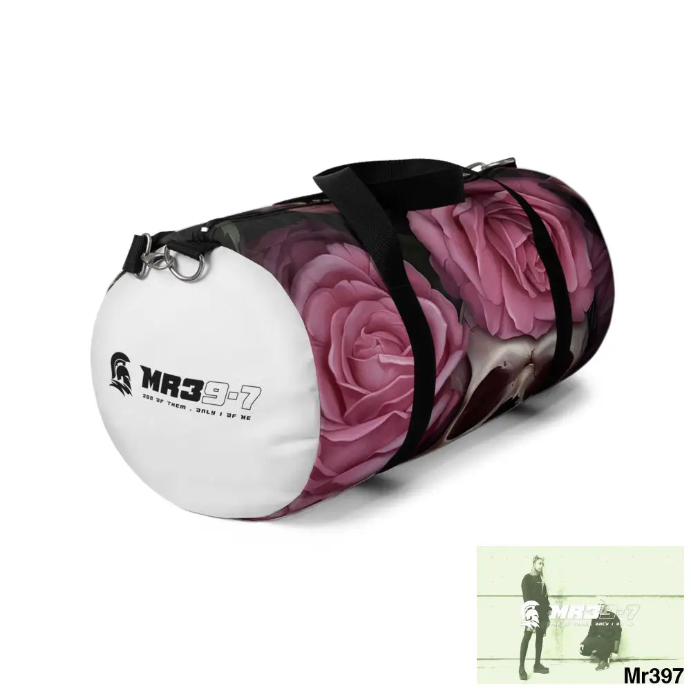 MR39-7 Gothic Skulls & Roses Duffel Bag Bags