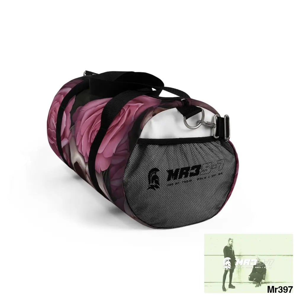 MR39-7 Gothic Skulls & Roses Duffel Bag Bags