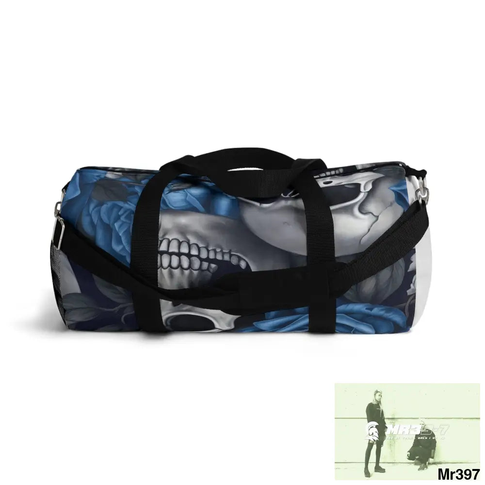 MR39-7 Gothic Skulls & roses Duffel Bag Bags