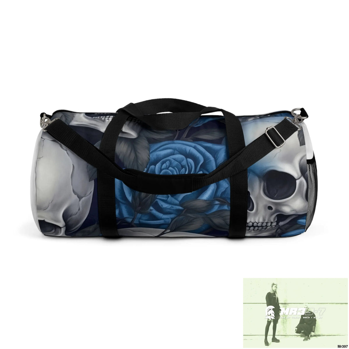 MR39-7 Gothic Skulls & roses Duffel Bag Large Bags