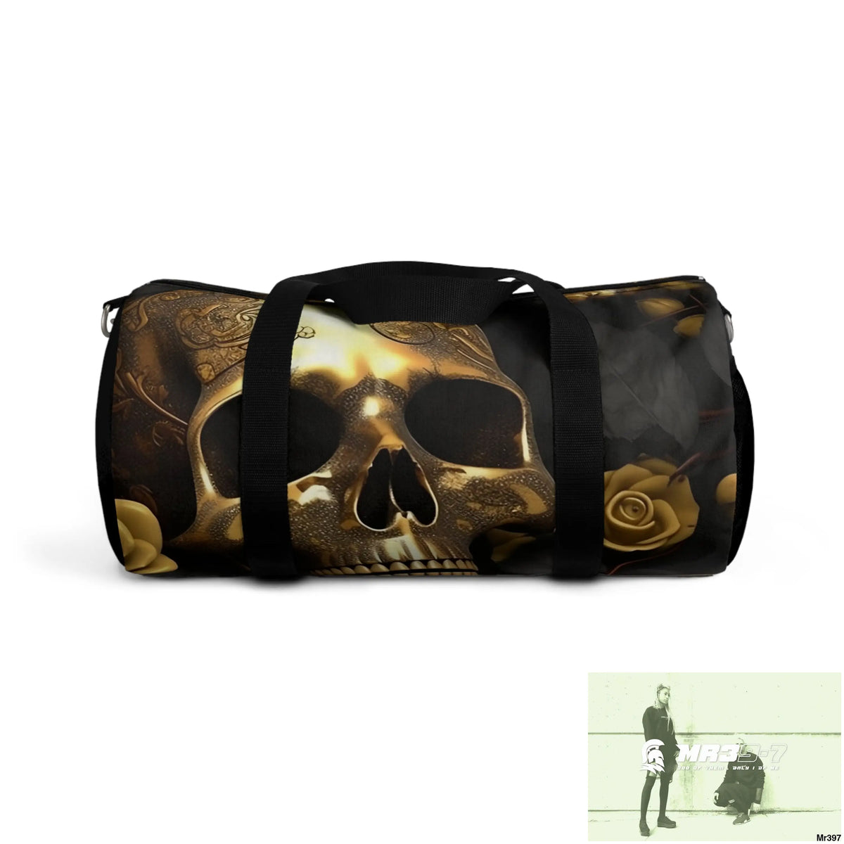 MR39-7 Gothic Skulls & Roses Duffel Bag Small Bags