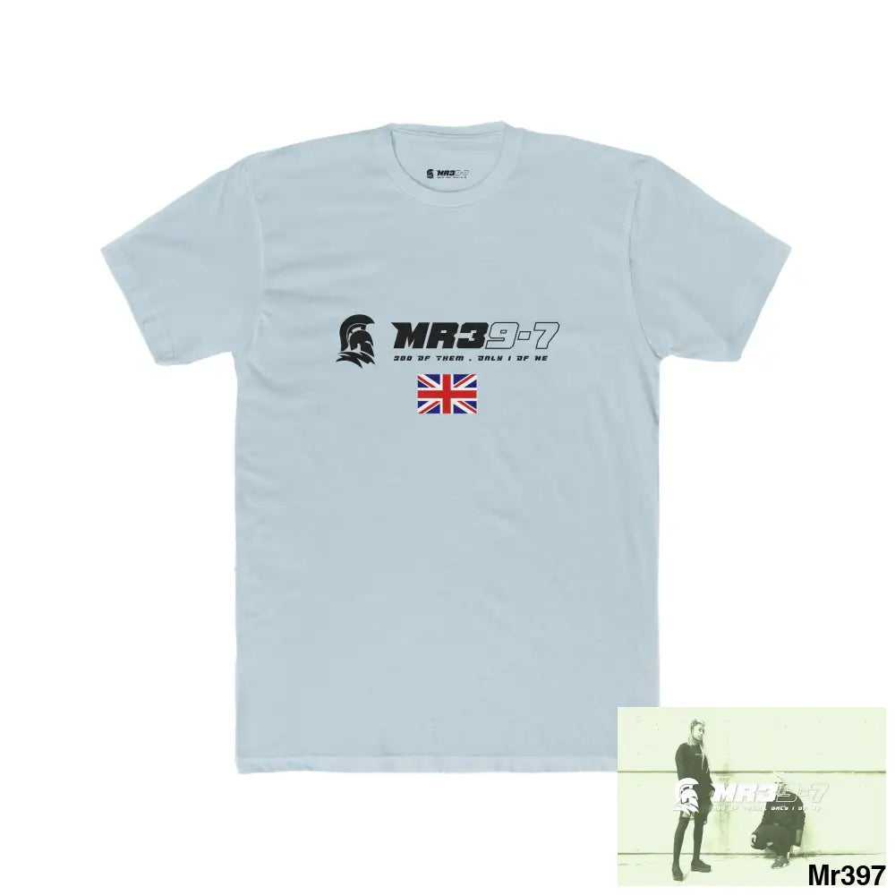 Mr39-7 I /We Own Predators Men’s Cotton Crew Tee Solid Light Blue / S T-Shirt