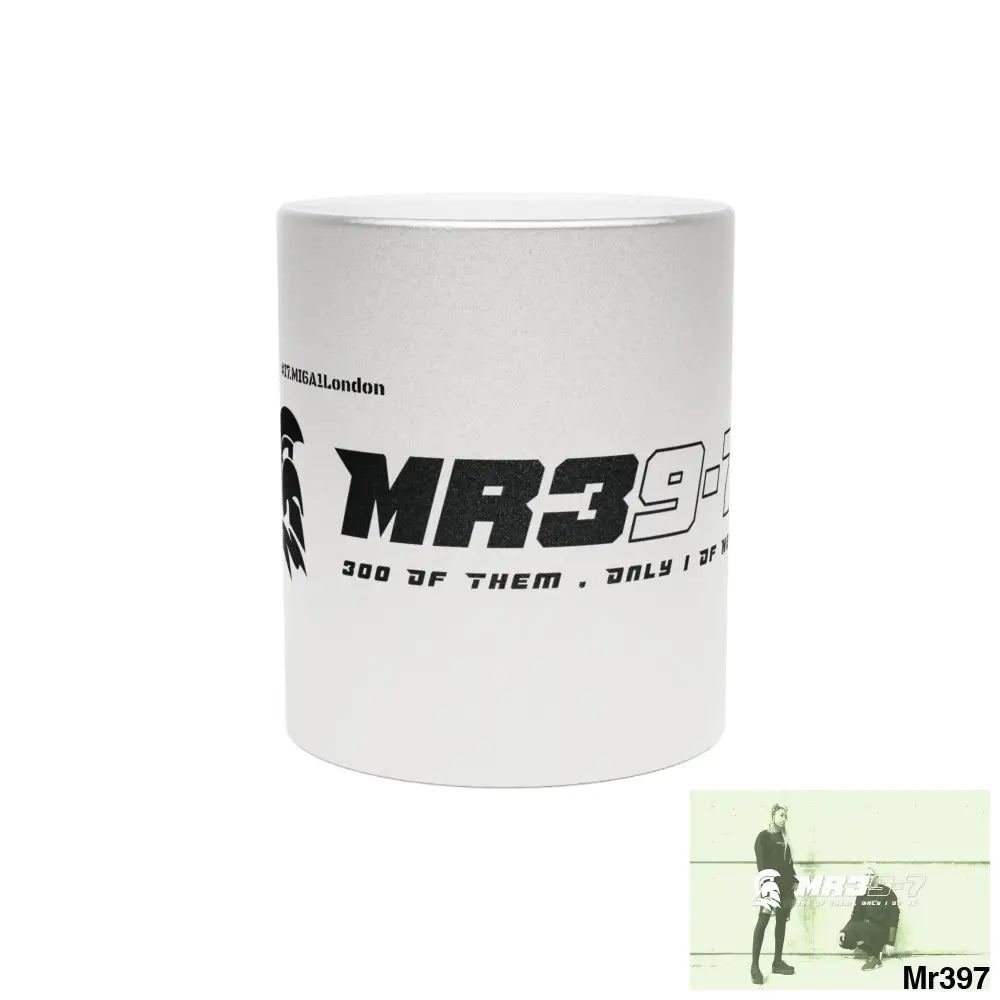 MR39-7 #I7.MI6A1London Edition Metallic Mug (Silver\Gold) 11oz / Silver Mug