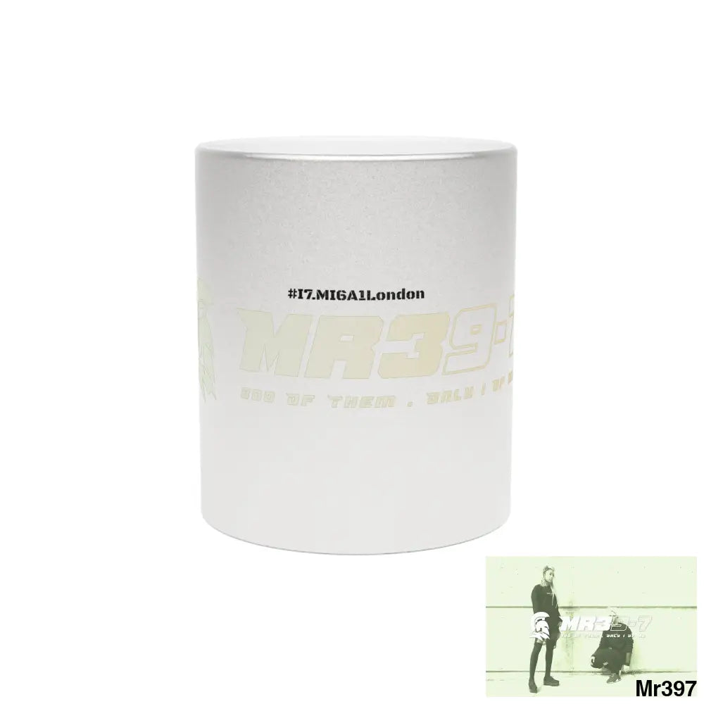 MR39-7 #I7.MI6A1London Edition Metallic Mug (Silver\Gold) 11oz / Silver Mug