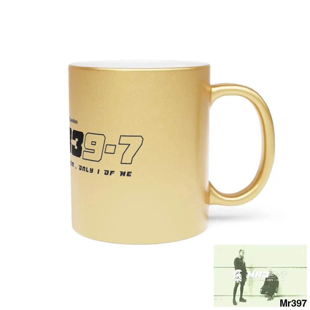 MR39-7 #I7.MI6A1London Edition Metallic Mug (Silver\Gold) Mug