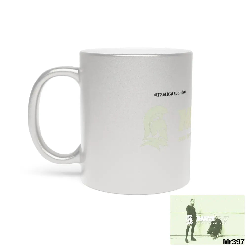 MR39-7 #I7.MI6A1London Edition Metallic Mug (Silver\Gold) Mug