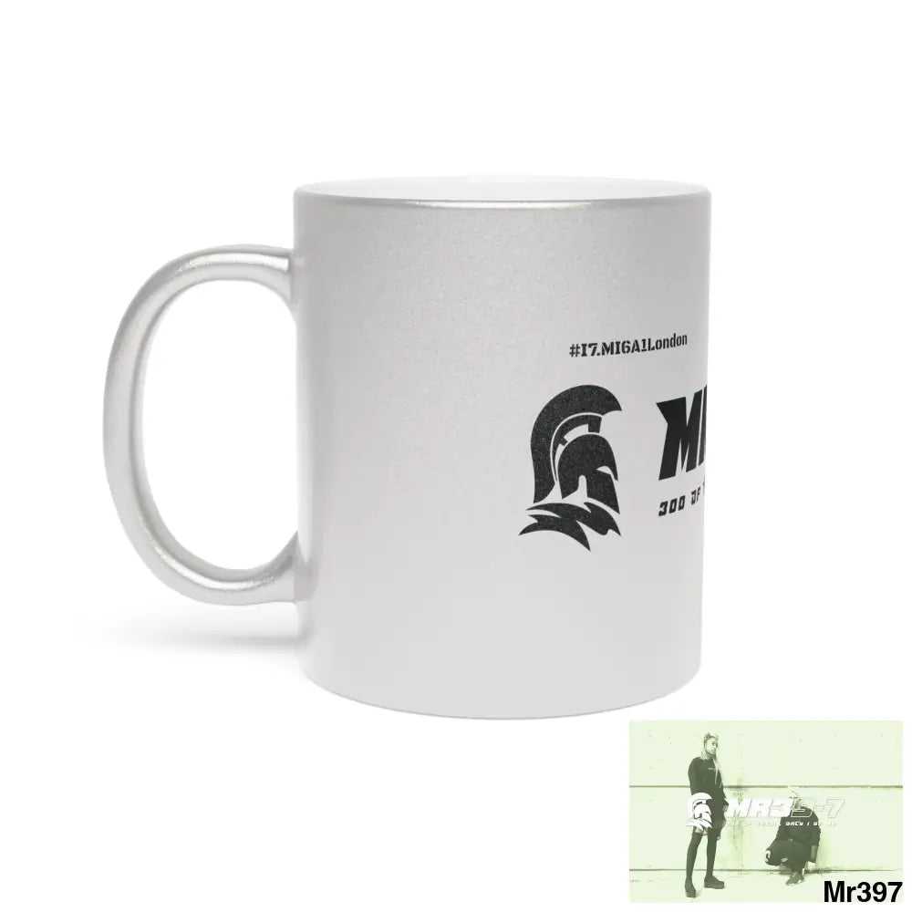 MR39-7 #I7.MI6A1London Edition Metallic Mug (Silver\Gold) Mug