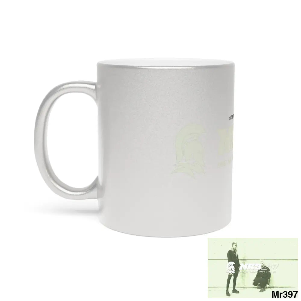 MR39-7 #I7.MI6A1London Edition Metallic Mug (Silver\Gold) Mug