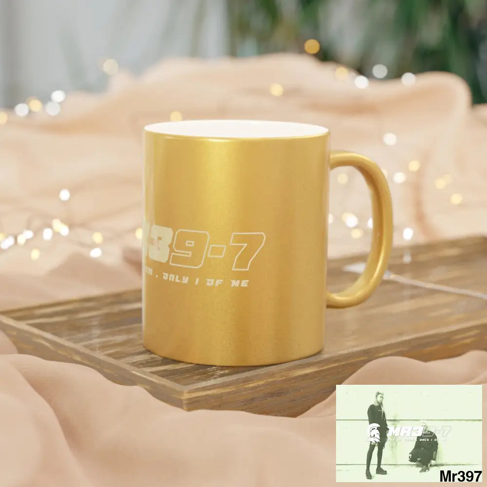 MR39-7 #I7.MI6A1London Edition Metallic Mug (Silver\Gold) Mug