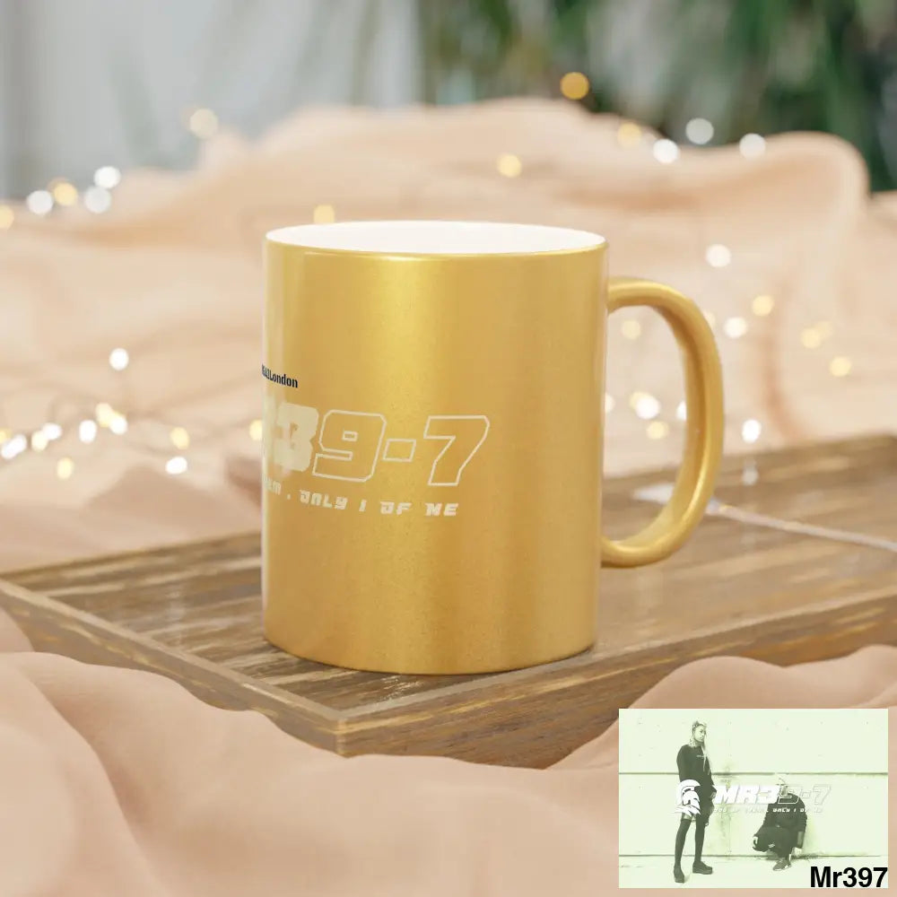 MR39-7 #I7.MI6A1London Edition Metallic Mug (Silver\Gold) Mug