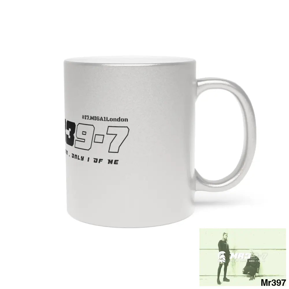 MR39-7 #I7.MI6A1London Metallic Mug (Silver\Gold) Mug