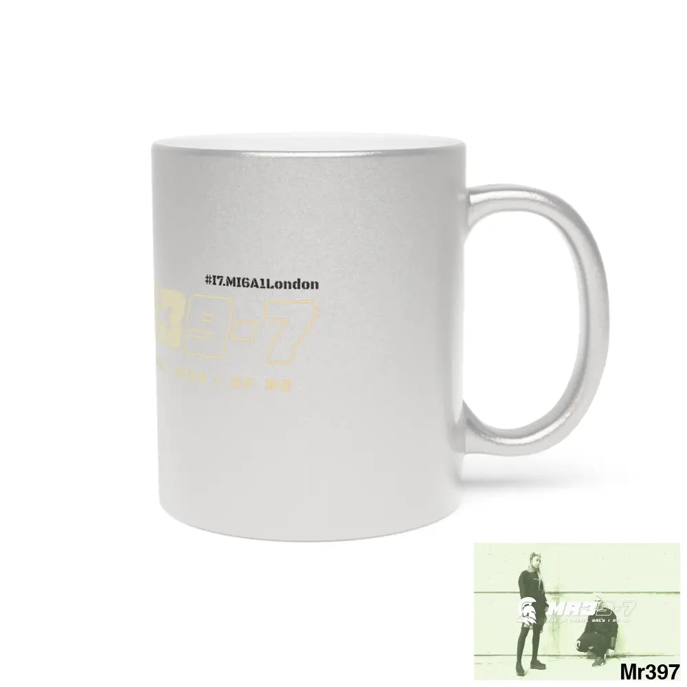 MR39-7 #I7.MI6A1London Metallic Mug (Silver\Gold) Mug