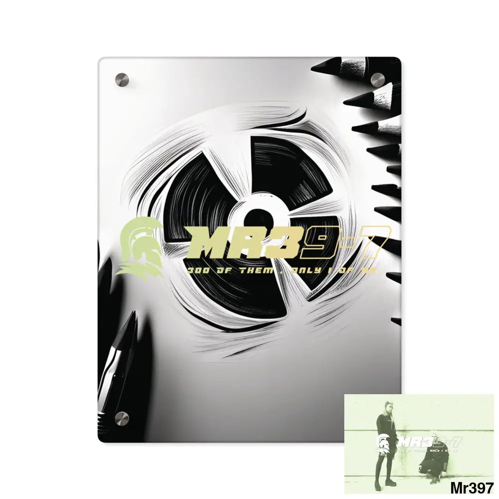 MR39-7 in blind 2014 Military G Radiation blast Acrylic Wall Art Panels 11″ x 14″ (Vertical) / 0.25’’ Home Decor