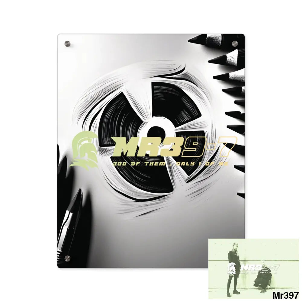 MR39-7 in blind 2014 Military G Radiation blast Acrylic Wall Art Panels 16″ x 20″ (Vertical) / 0.25’’ Home Decor