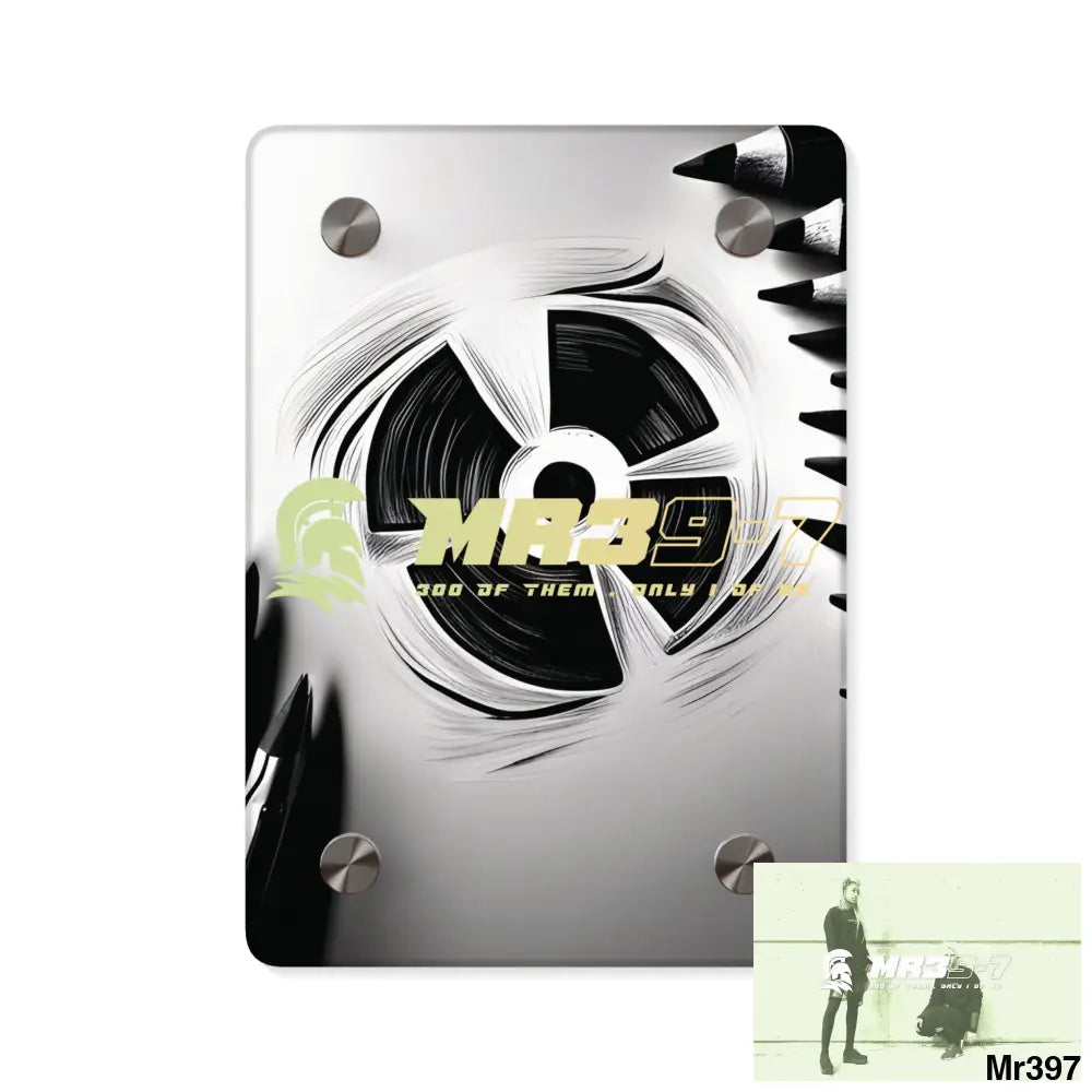 MR39-7 in blind 2014 Military G Radiation blast Acrylic Wall Art Panels 5’’ x 7’’ (Vertical) / 0.25’’ Home Decor