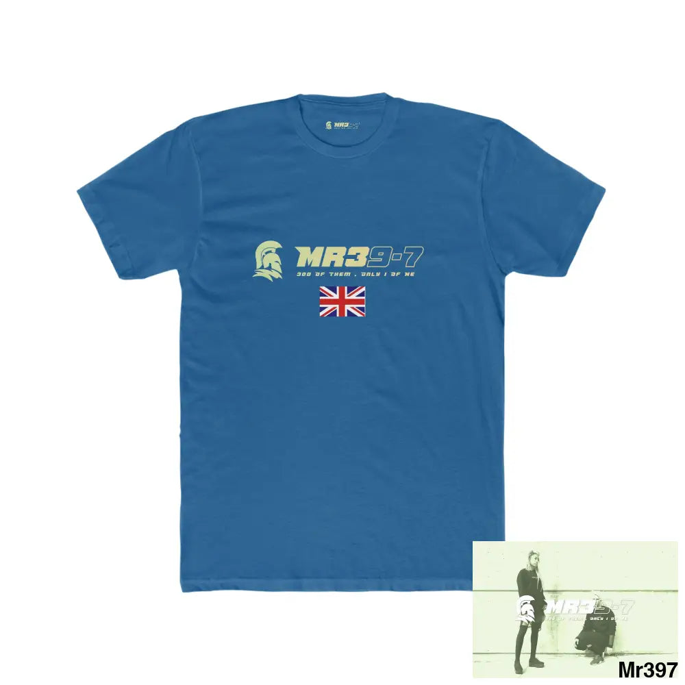Mr39-7 Kenya 2015 in blind Spy issues and sheets Men’s Cotton Crew Tee Solid Cool Blue / S T-Shirt