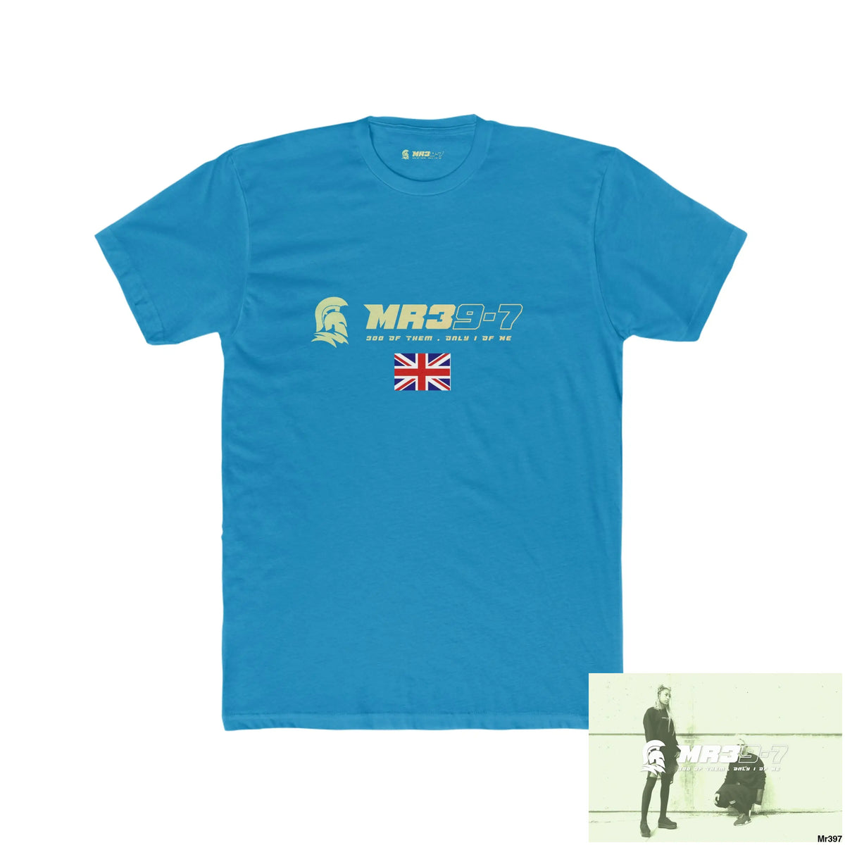 Mr39-7 Kenya 2015 in blind Spy issues and sheets Men’s Cotton Crew Tee Solid Turquoise / S T-Shirt