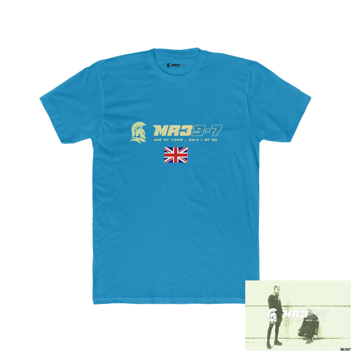 Mr39-7 Kenya 2015 in Blind Spy issues and sheets Men’s Cotton Crew Tee Solid Turquoise / S T-Shirt