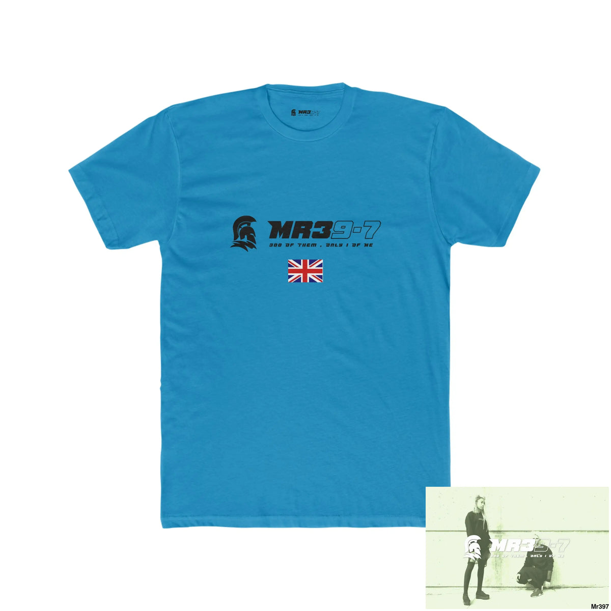 MR39-7 Kenya 2015 Matatu OCG Terrorism Men’s Cotton Crew Tee Solid Turquoise / S T-Shirt